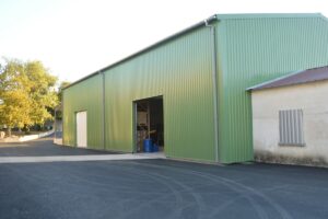 Nouvel atelier de 600m2 sur le site de Sirea à Castres – vue arrière