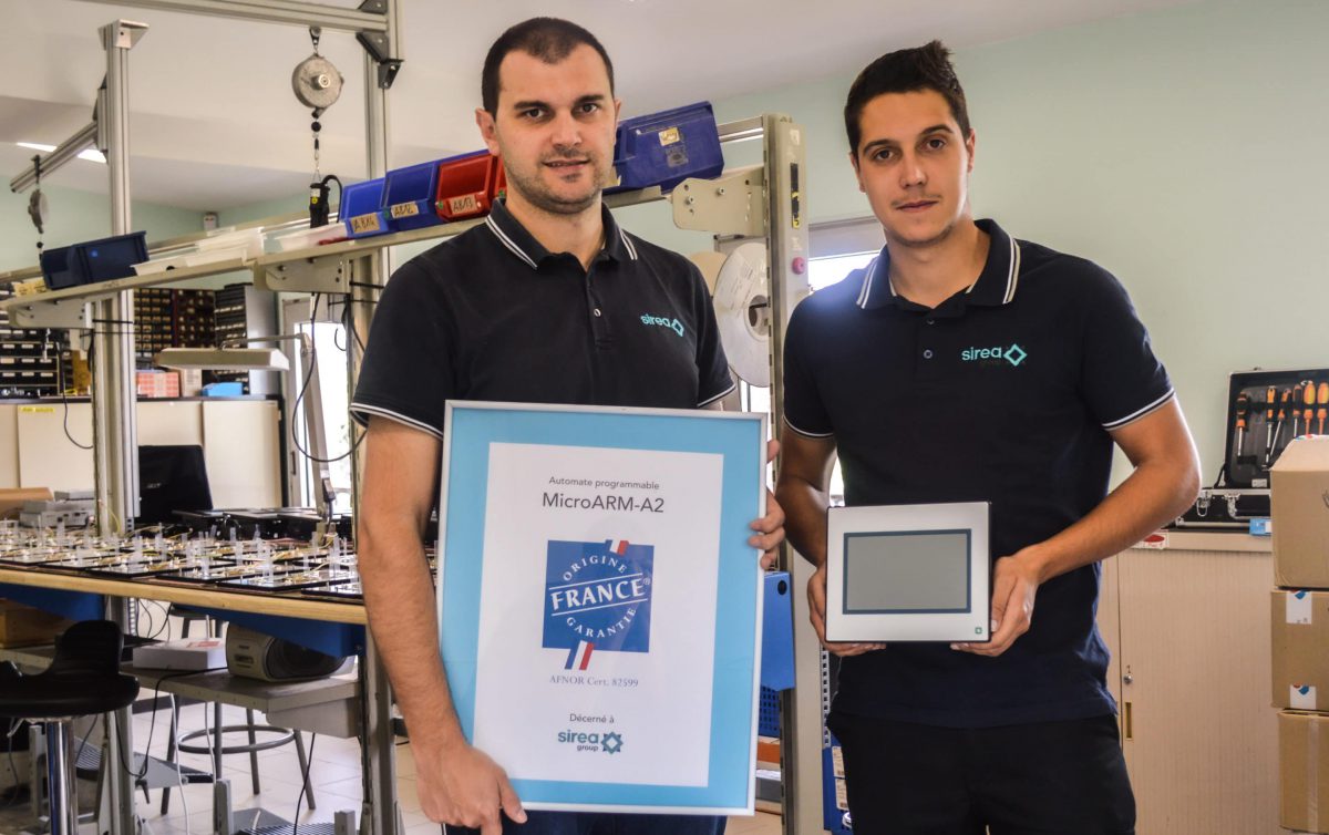 Les automates programmables Sirea décrochent eux aussi le label Origine France Garantie