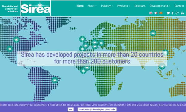 Sirea lance son nouveau site web