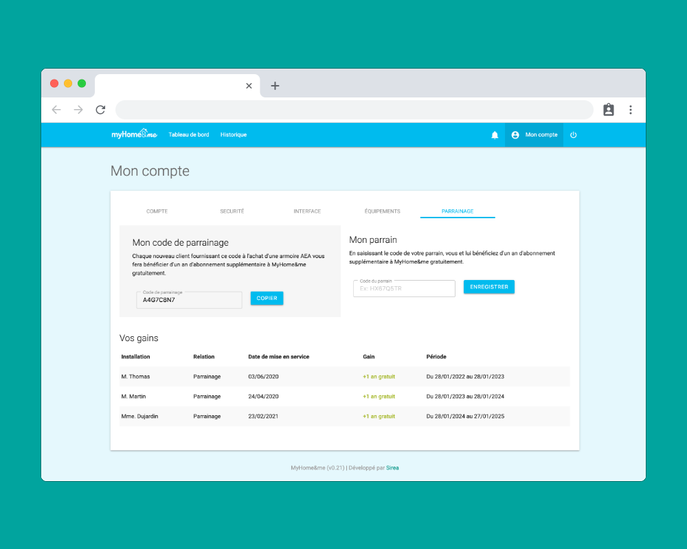 MyHome&me : Nous lançons notre programme de parrainage