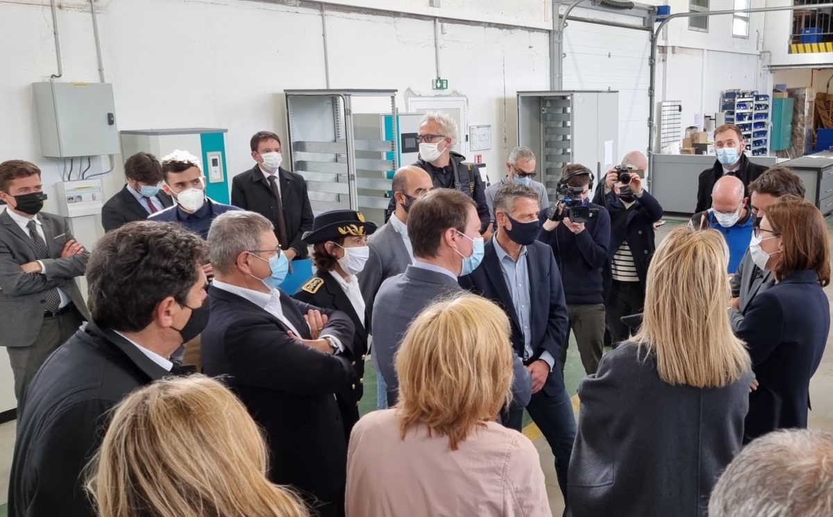 La Ministre Amélie de Montchalin et le Secrétaire d’État Gabriel Attal en visite à Sirea