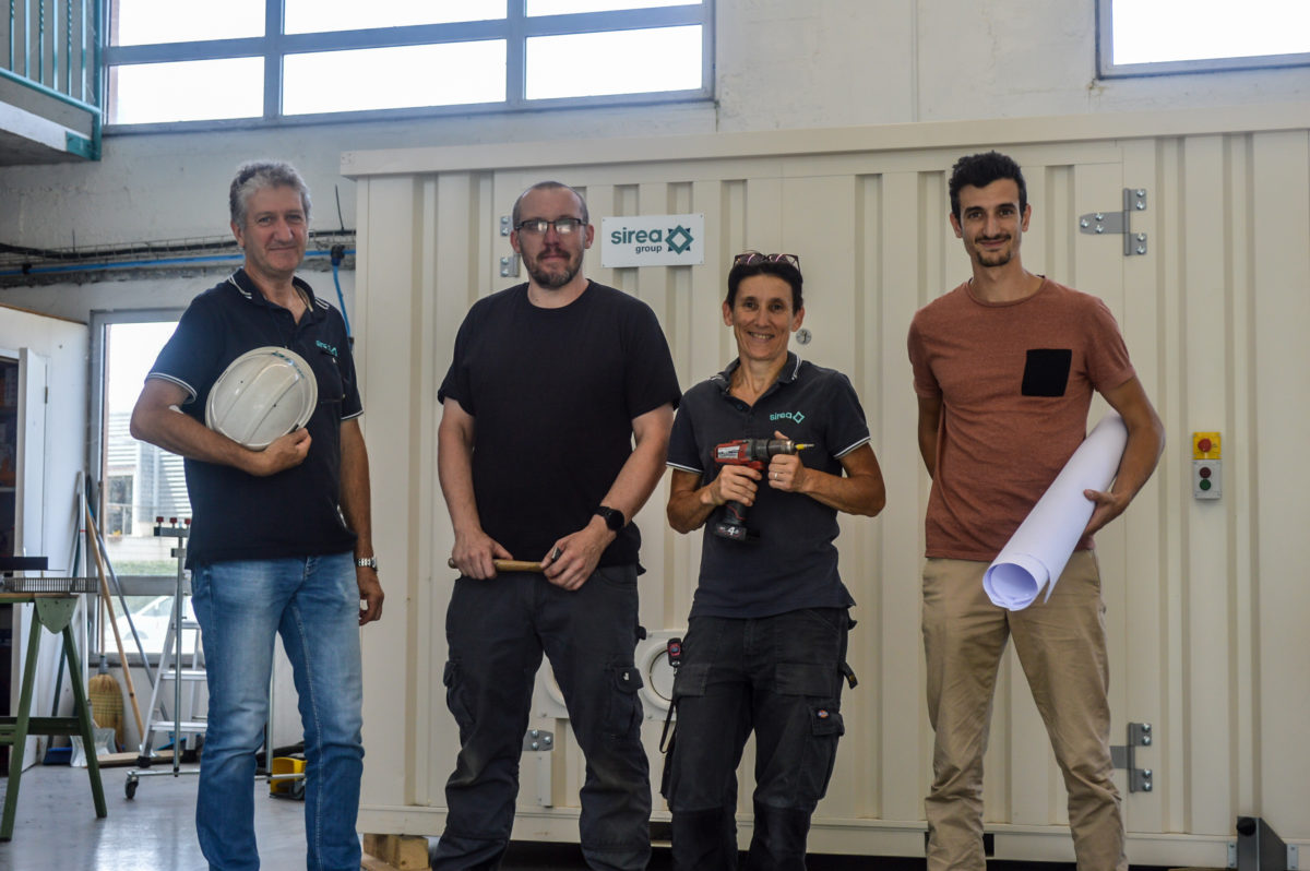 Projet E-Mergy : le premier shelter photovoltaïque avec stockage de seconde vie est sorti d&rsquo;usine