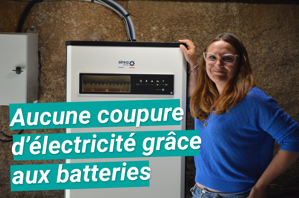 Batterie et panneaux solaires contre les coupures d’électricité, Stéphanie témoigne